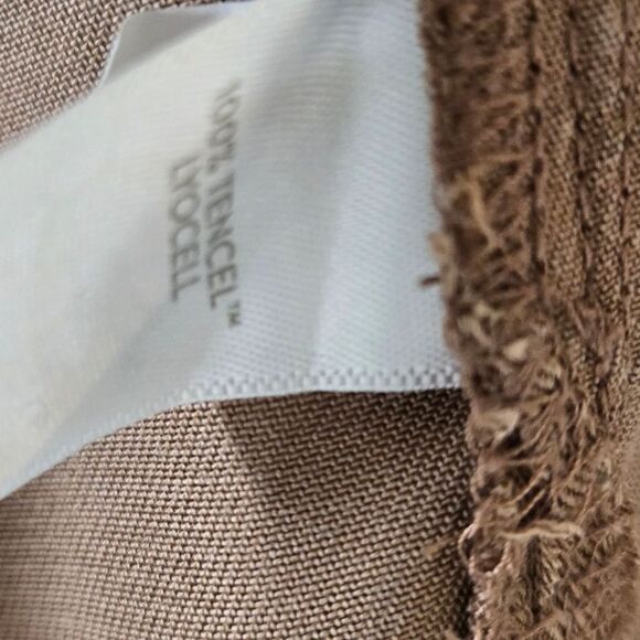 J. JILL Brown Long Button Down Shirt or Mini Dress - Picture 7 of 7